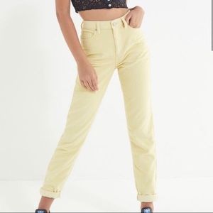 Yellow BDG Corduroy Pants